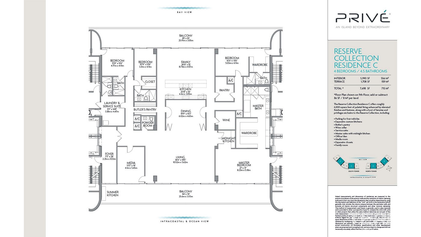 Panoramic Sea View Condos Located on an Island in Florida Aventura - 36410