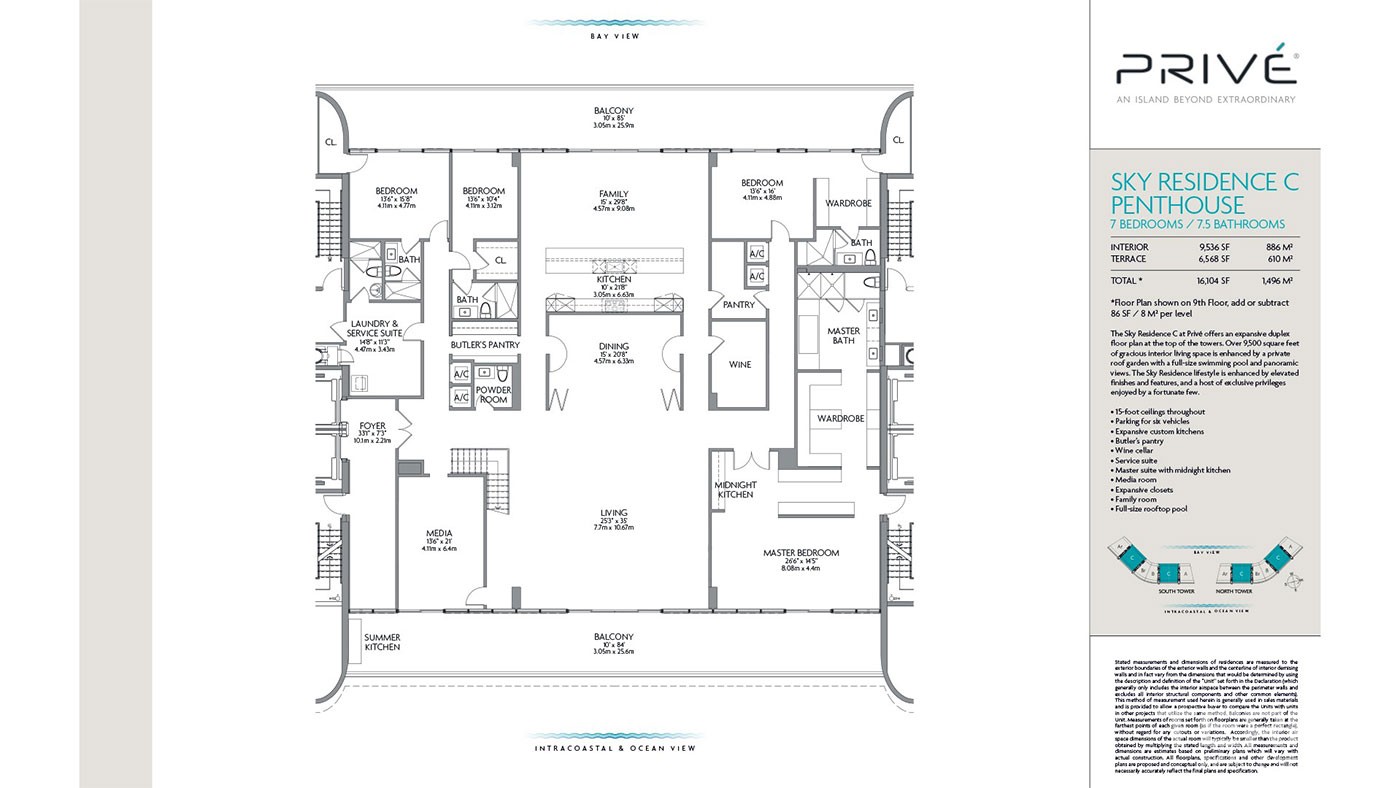 Panoramic Sea View Condos Located on an Island in Florida Aventura - 36413