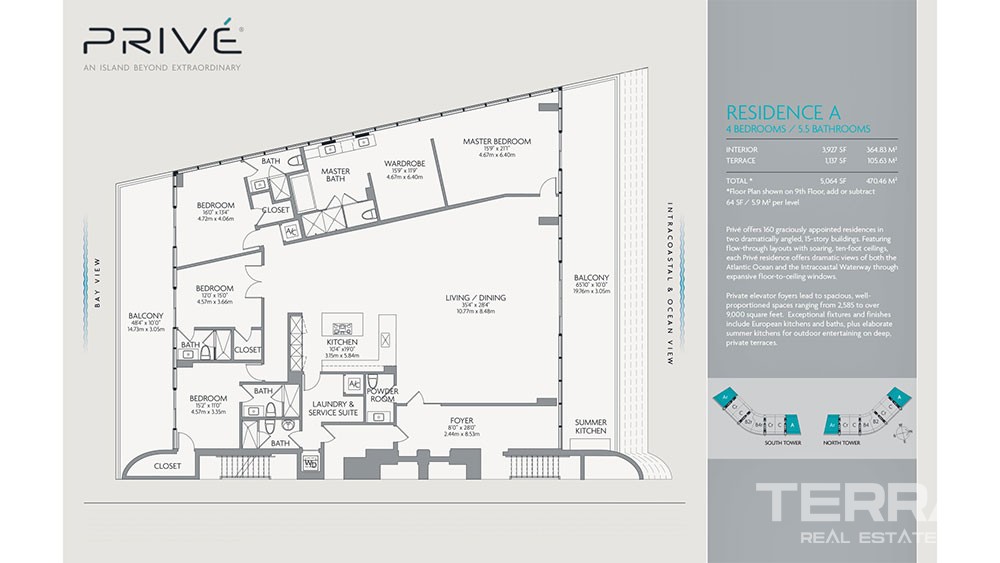Panoramic Sea View Condos Located on an Island in Florida Aventura - 36415