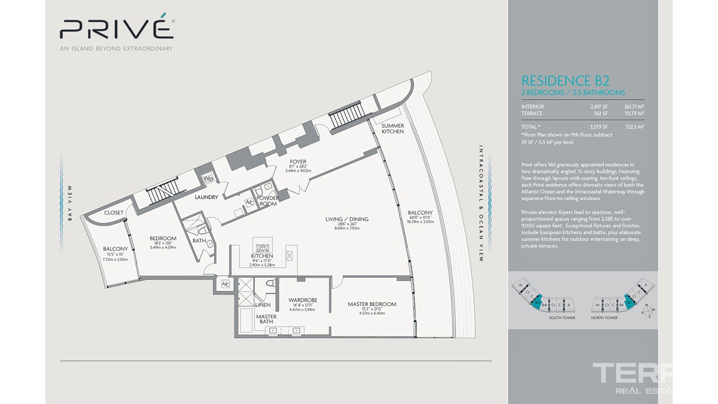 Panoramic Sea View Condos Located on an Island in Florida Aventura - 36416