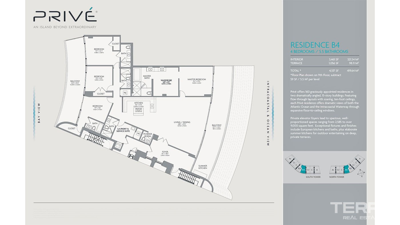 Panoramic Sea View Condos Located on an Island in Florida Aventura - 36418