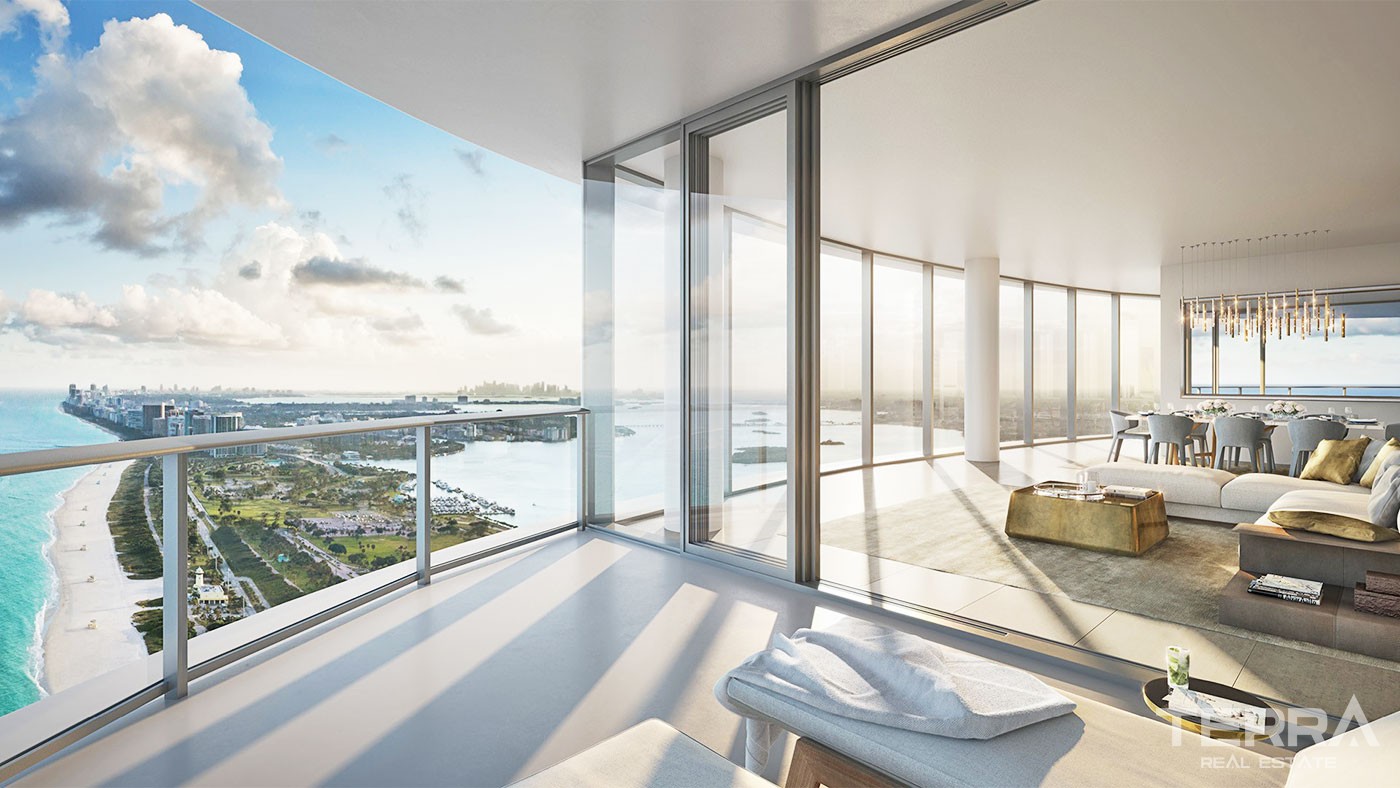 Amerika Miami'de Deniz Manzaralı Satılık Daireler - 36459