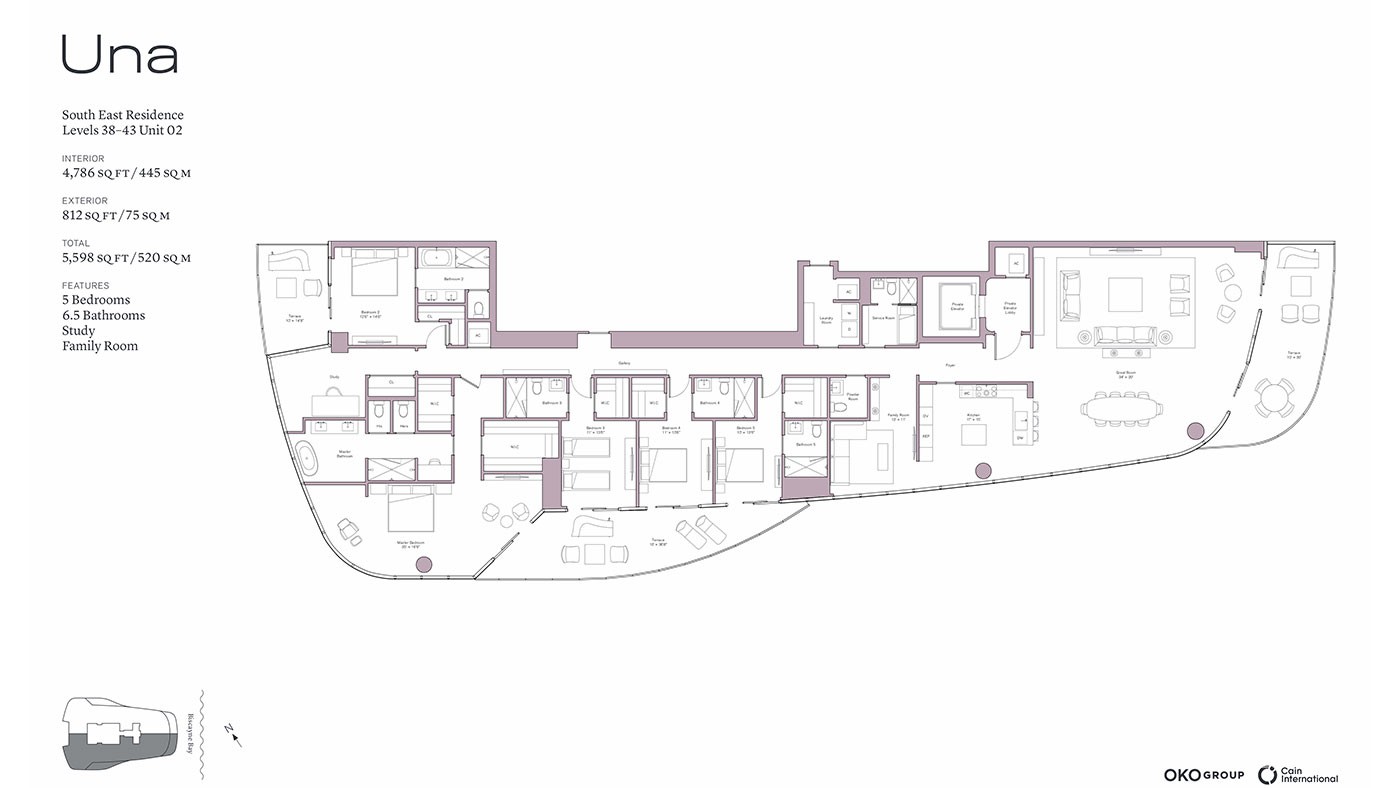 Elegantly Designed Condos for Sale in the Luxury Una Residences Miami - 36494