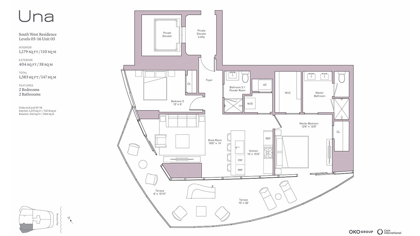 Elegantly Designed Condos for Sale in the Luxury Una Residences Miami - 36496