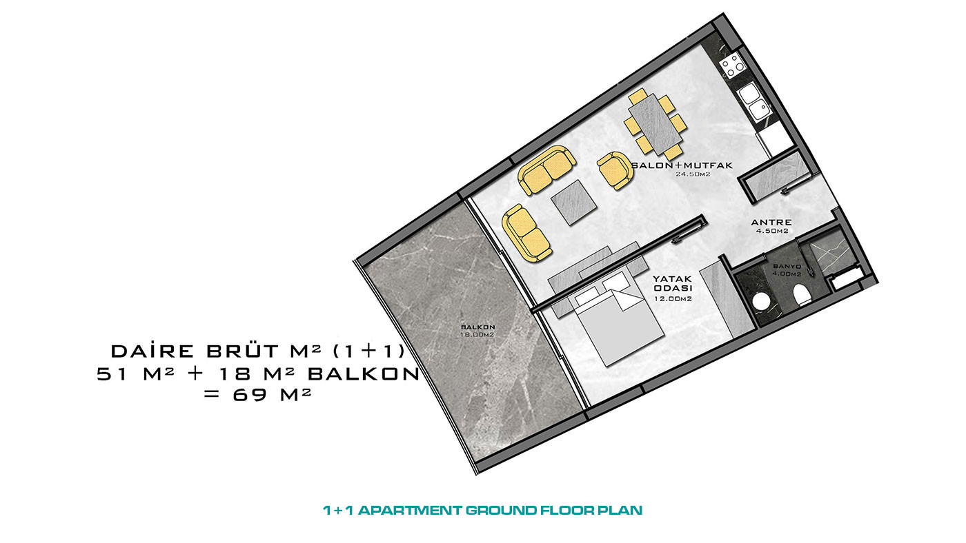 Alanya'da Denize Sıfır Ultra-Lüks Site İçinde Satılık Daireler - 48583