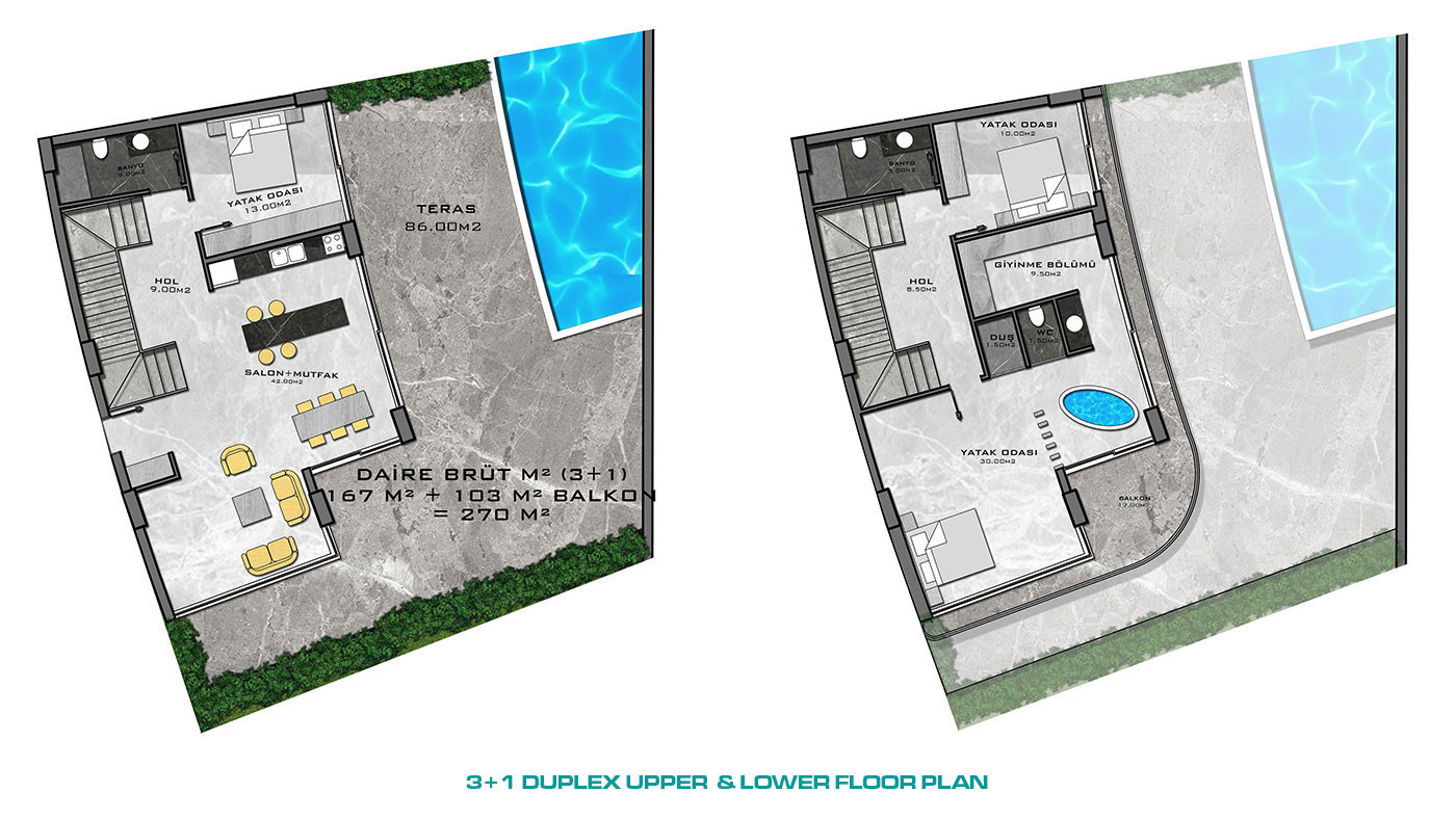 Alanya'da Denize Sıfır Ultra-Lüks Site İçinde Satılık Daireler - 48595