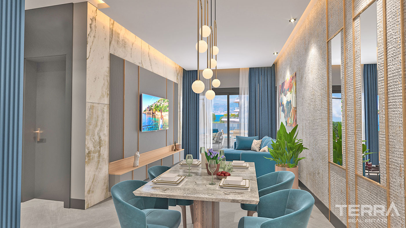 Alanya'da Denize Sıfır Ultra-Lüks Site İçinde Satılık Daireler - 57036