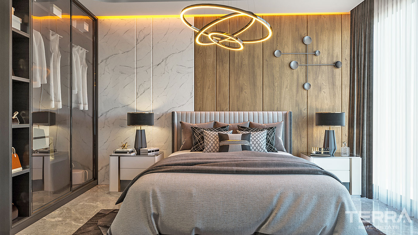 Alanya'da Denize Sıfır Ultra-Lüks Site İçinde Satılık Daireler - 57051