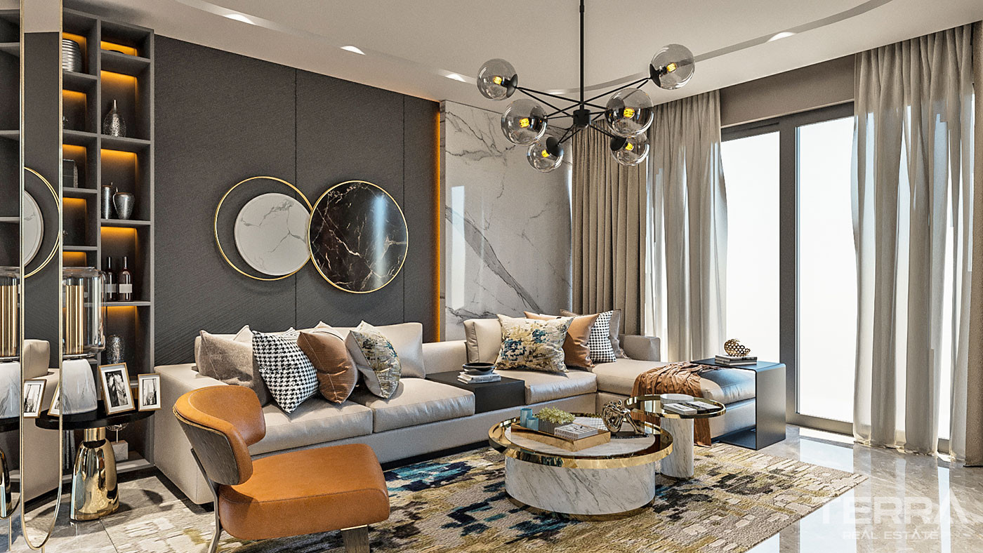 Alanya'da Denize Sıfır Ultra-Lüks Site İçinde Satılık Daireler - 57054