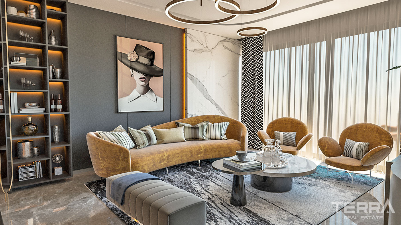Alanya'da Denize Sıfır Ultra-Lüks Site İçinde Satılık Daireler - 57063