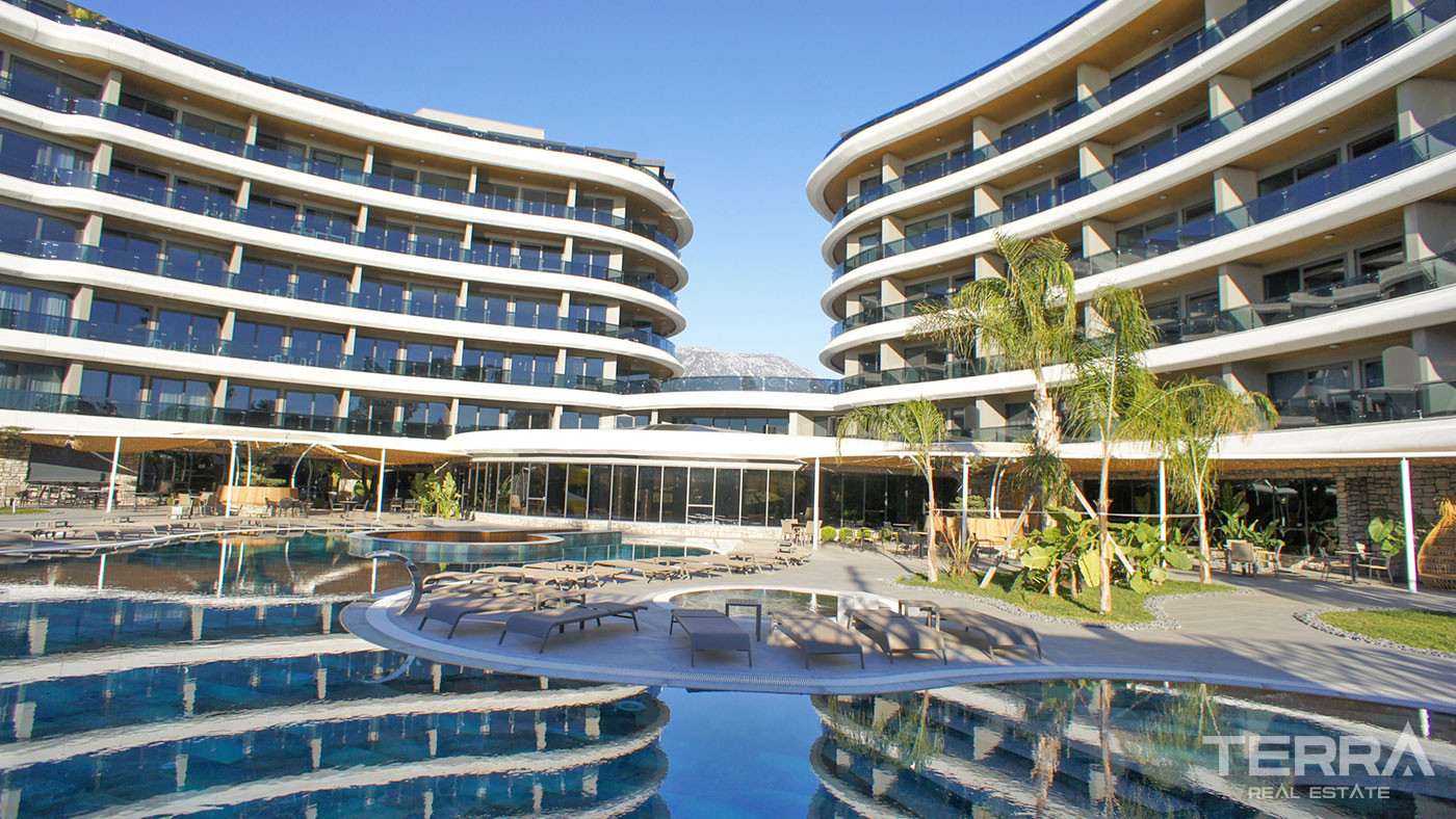 Alanya'da Denize Sıfır Ultra-Lüks Site İçinde Satılık Daireler - 66472