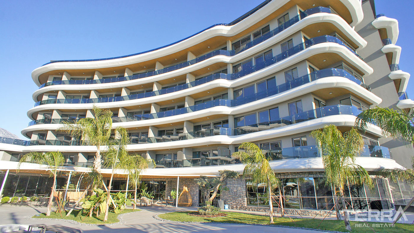 Alanya'da Denize Sıfır Ultra-Lüks Site İçinde Satılık Daireler - 66473