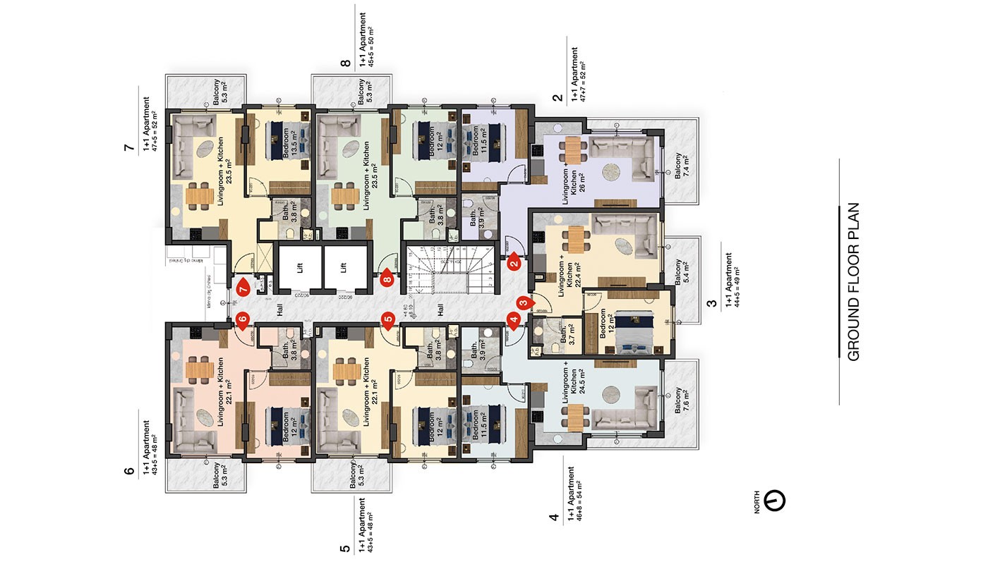 Splendid Apartments Close to Cleopatra Beach in Alanya Centre - 39703