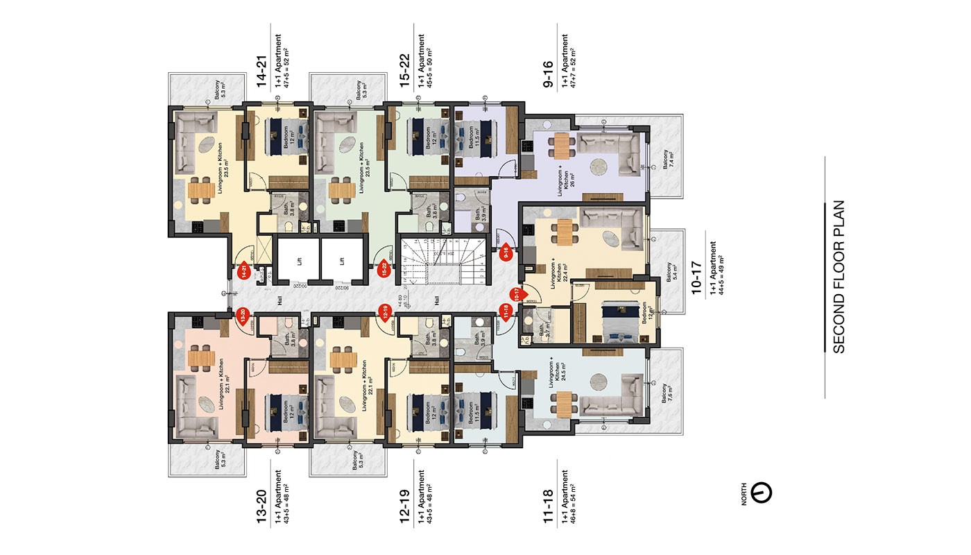Splendid Apartments Close to Cleopatra Beach in Alanya Centre - 39705