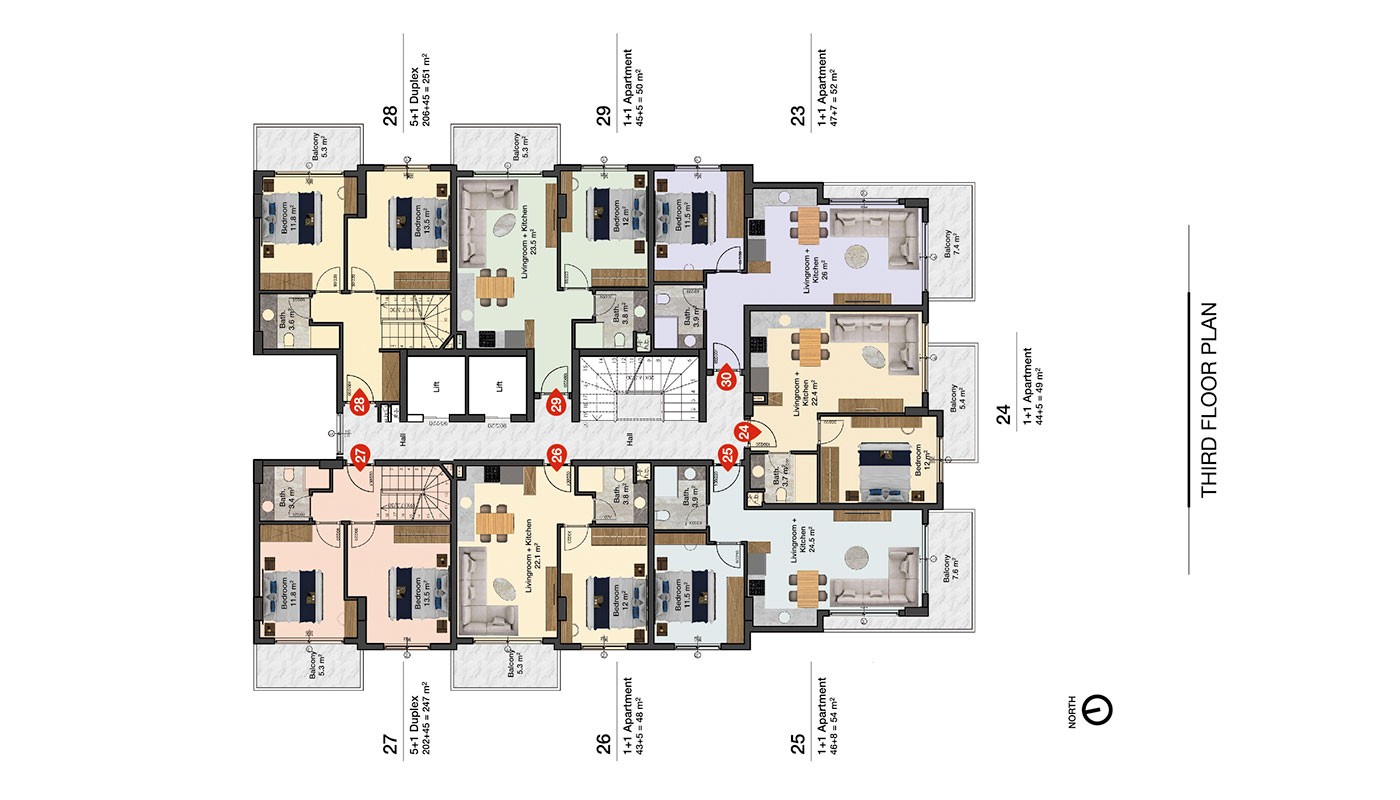 Splendid Apartments Close to Cleopatra Beach in Alanya Centre - 39706