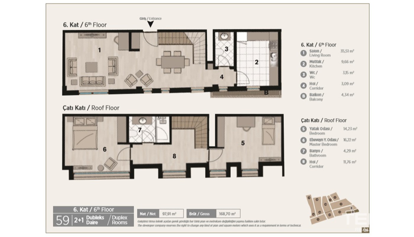 Appartements de Luxe Proches de l’Avenue Istiklal à Istanbul Beyoğlu - 37011
