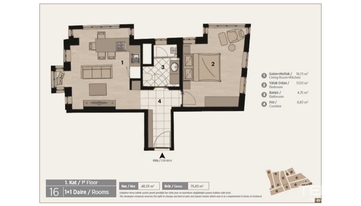 Appartements de Luxe Proches de l’Avenue Istiklal à Istanbul Beyoğlu - 37014