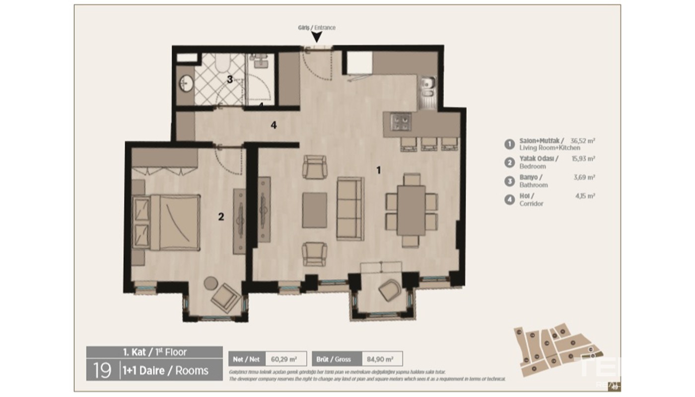 Appartements de Luxe Proches de l’Avenue Istiklal à Istanbul Beyoğlu - 37017