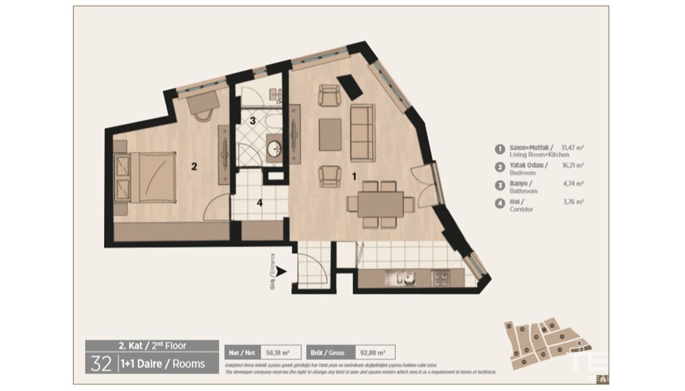 Appartements de Luxe Proches de l’Avenue Istiklal à Istanbul Beyoğlu - 37023
