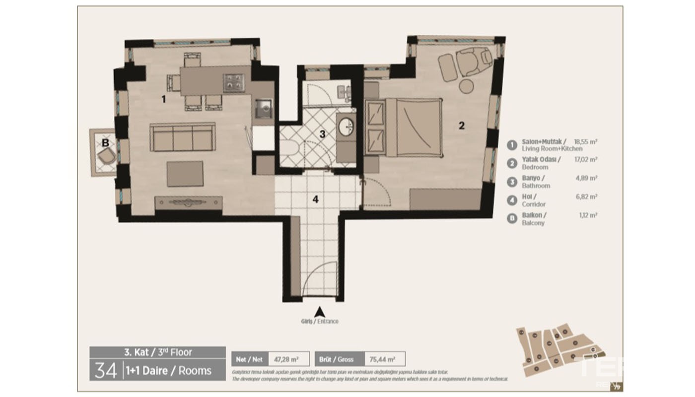 Appartements de Luxe Proches de l’Avenue Istiklal à Istanbul Beyoğlu - 37025
