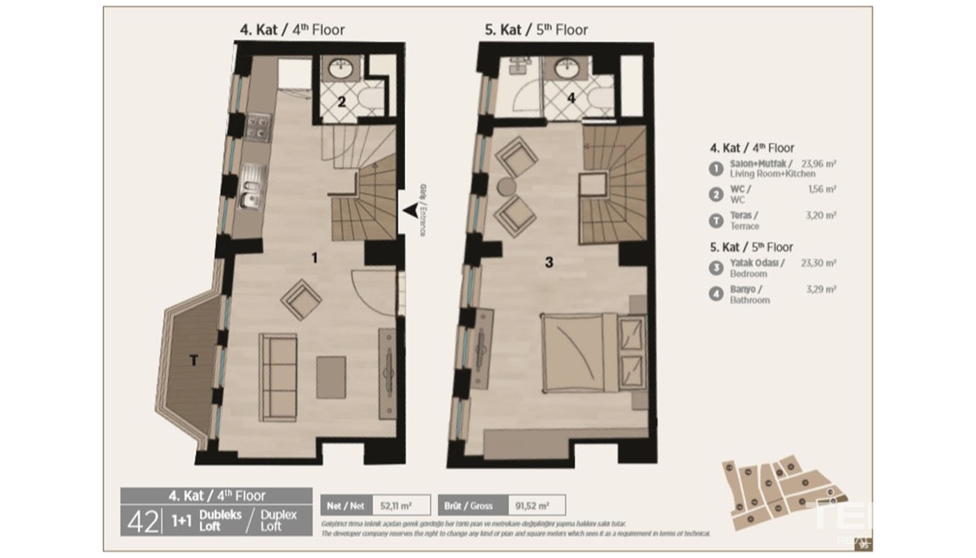 Appartements de Luxe Proches de l’Avenue Istiklal à Istanbul Beyoğlu - 37027