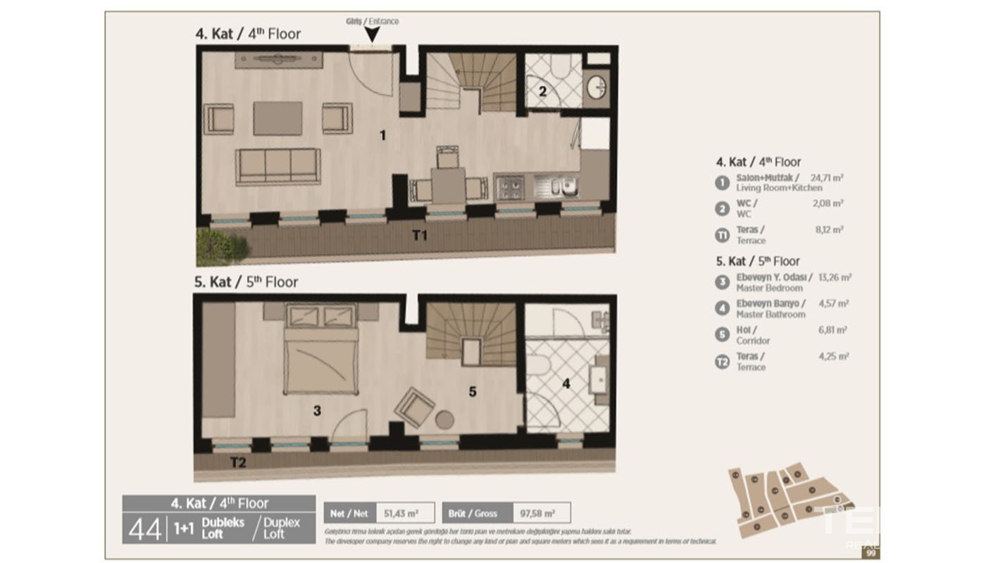 Appartements de Luxe Proches de l’Avenue Istiklal à Istanbul Beyoğlu - 37029