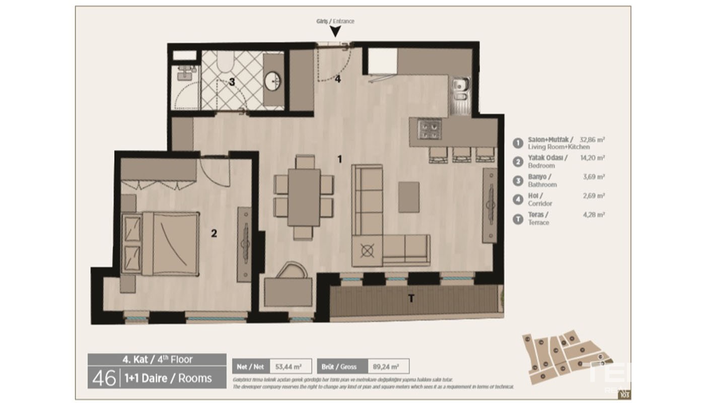 Appartements de Luxe Proches de l’Avenue Istiklal à Istanbul Beyoğlu - 37032