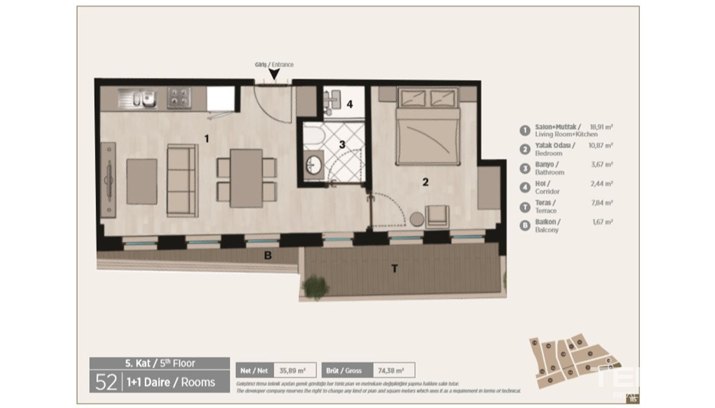 Appartements de Luxe Proches de l’Avenue Istiklal à Istanbul Beyoğlu - 37035