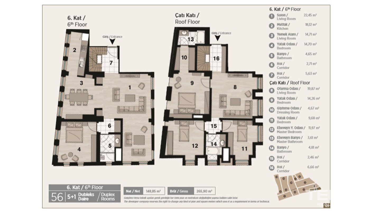 Appartements de Luxe Proches de l’Avenue Istiklal à Istanbul Beyoğlu - 37039