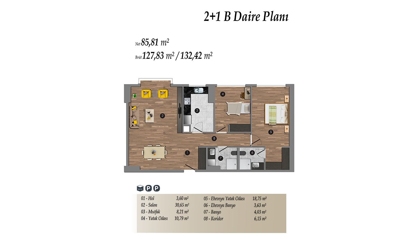 Eleganckie apartamenty w nowoczesnej rezydencji w Kadıköy w Stambule - 36952