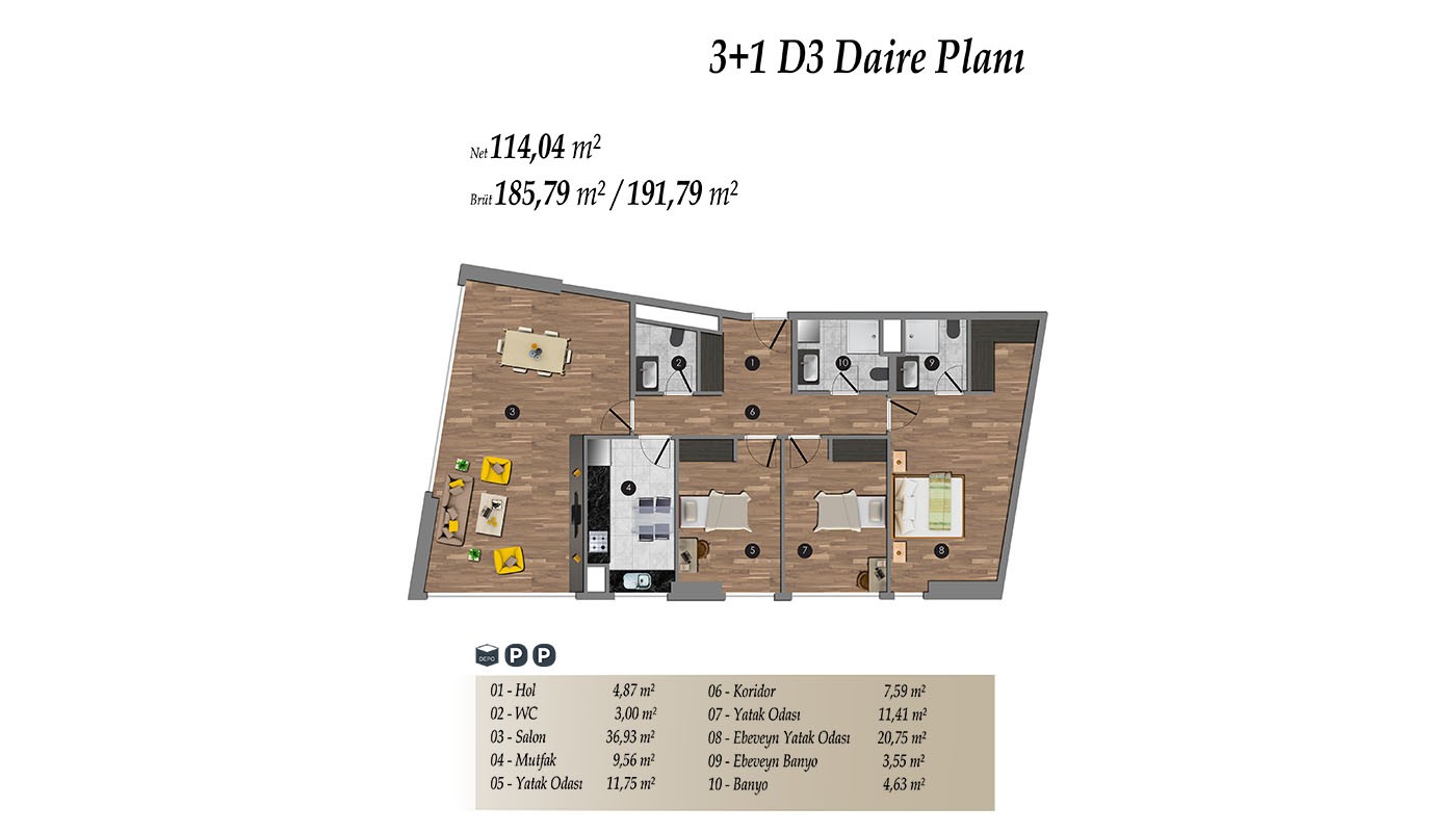 Eleganckie apartamenty w nowoczesnej rezydencji w Kadıköy w Stambule - 36959