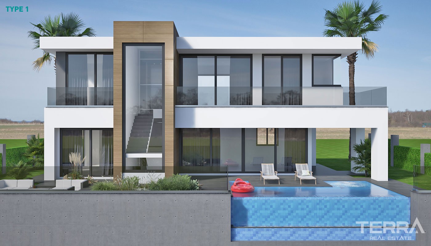 Luksusvillaer med havutsikt til salgs i Kargıcak, Alanya, Tyrkia - 37330