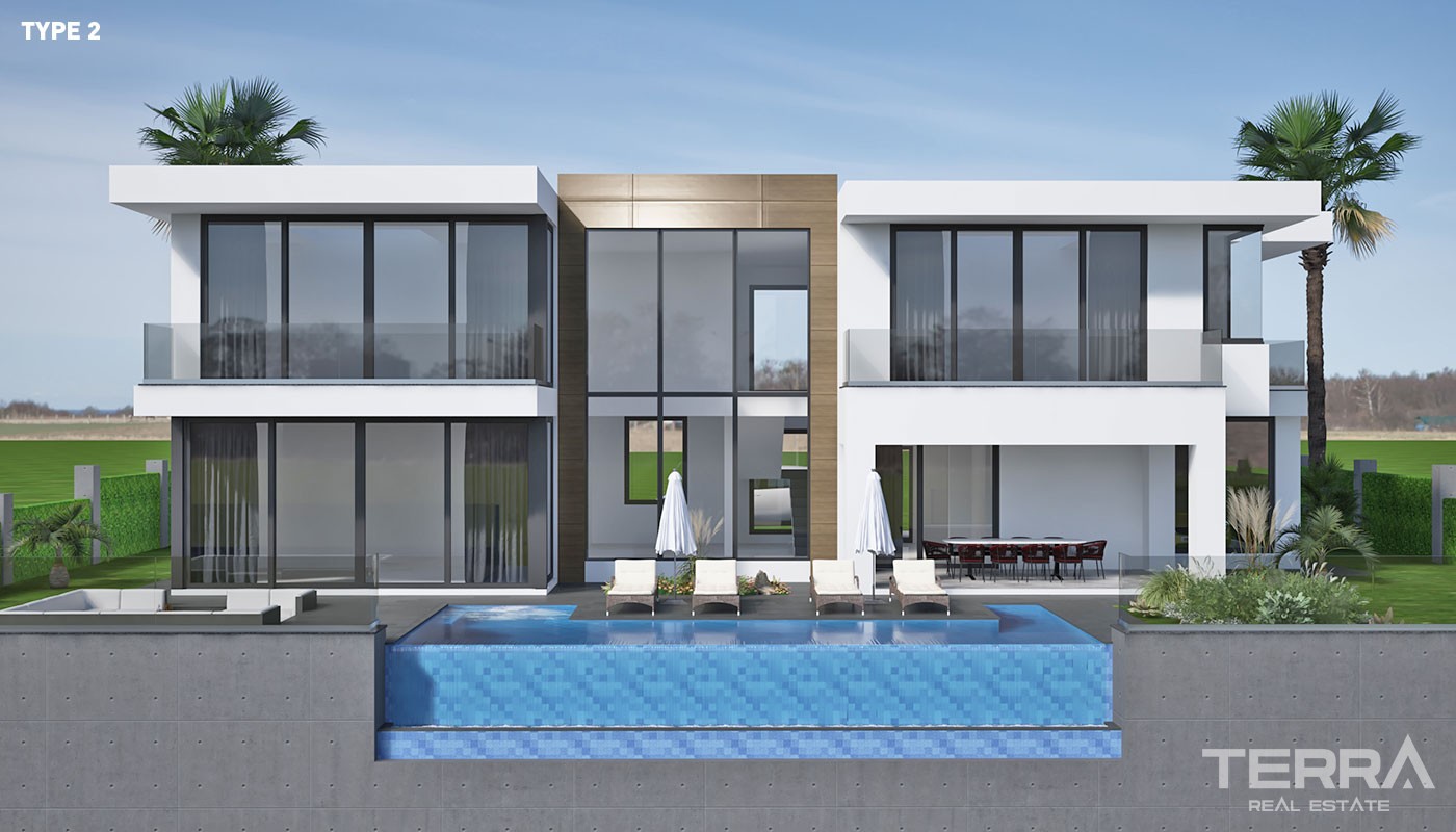 Luksusvillaer med havutsikt til salgs i Kargıcak, Alanya, Tyrkia - 37337