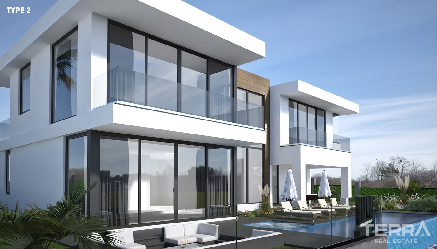 Luksusvillaer med havutsikt til salgs i Kargıcak, Alanya, Tyrkia - 37341