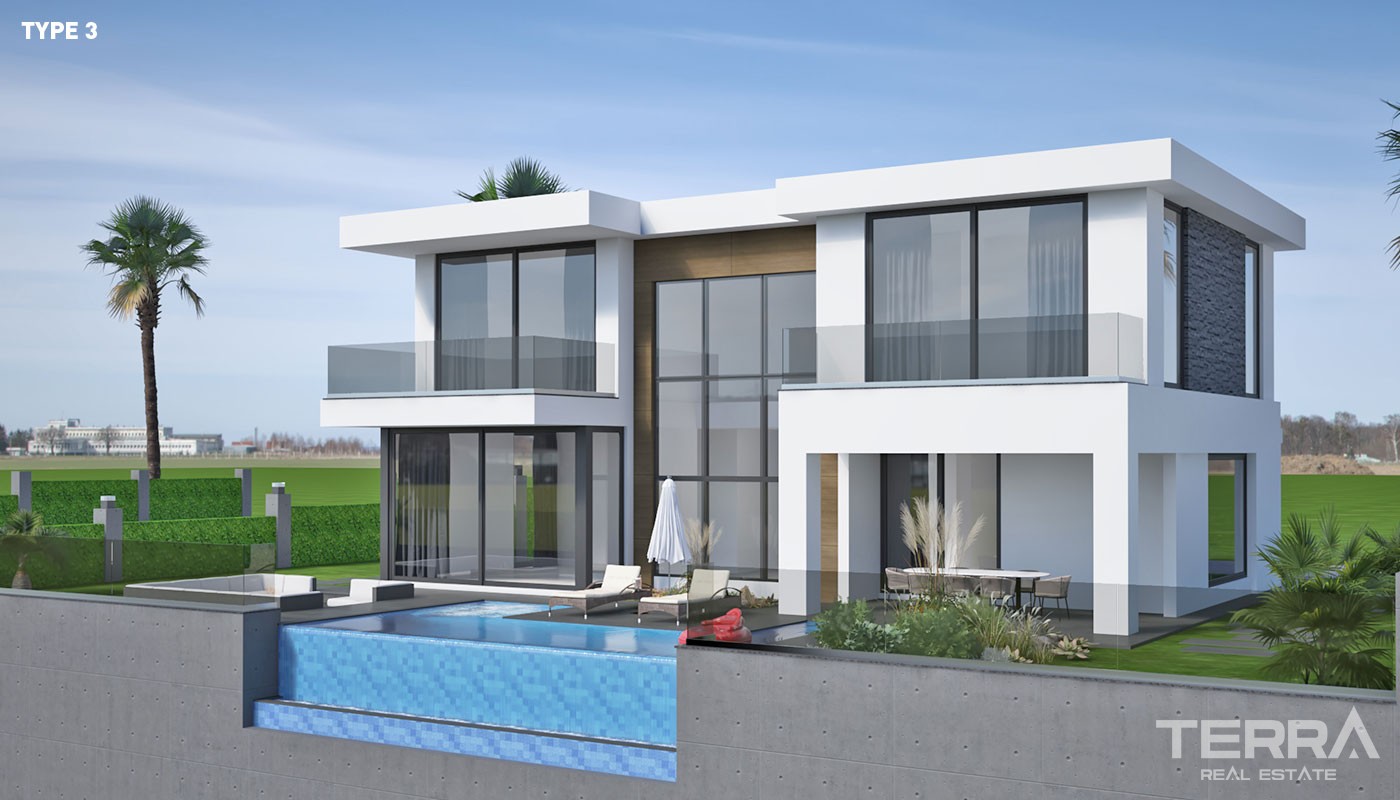 Luksusvillaer med havutsikt til salgs i Kargıcak, Alanya, Tyrkia - 37343