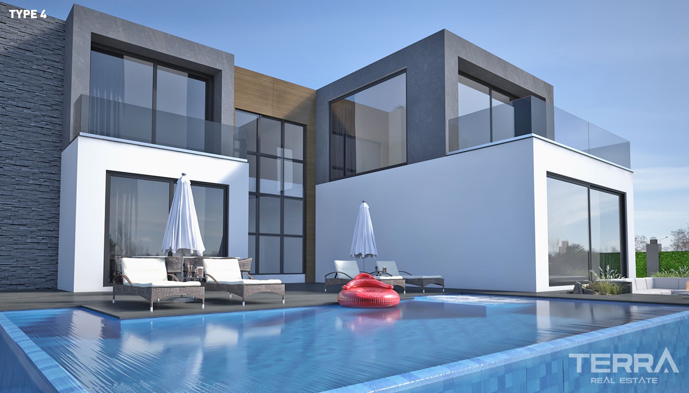Luksusvillaer med havutsikt til salgs i Kargıcak, Alanya, Tyrkia - 37359