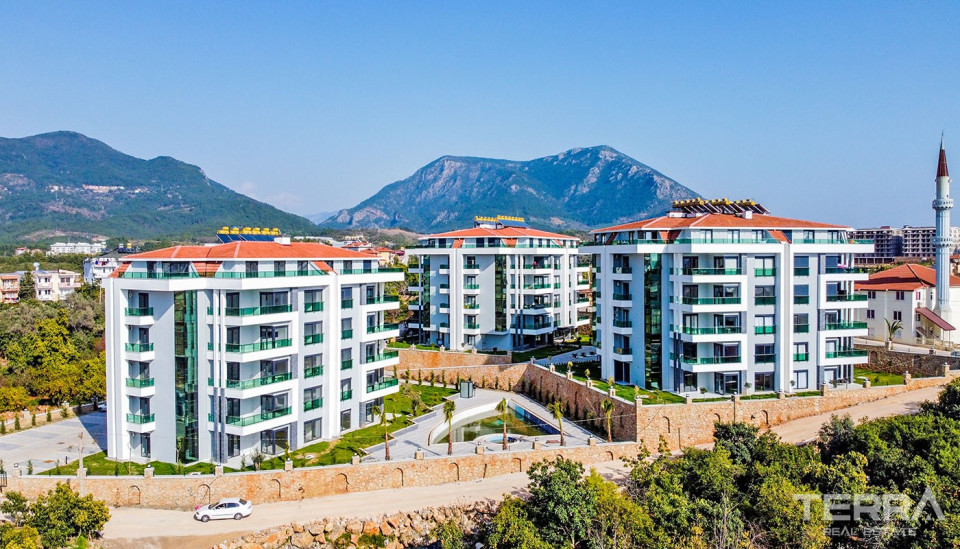 Spacious Family Apartments in Quiet Surroundings of Alanya Oba