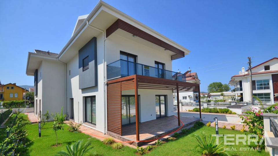 Completed Triplex Villa Only 500 m to Beach Promenade in Fethiye