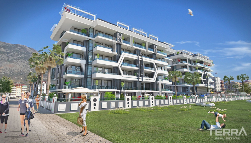 New Apartments Only 200 m to the Sea in Kargıcak Alanya