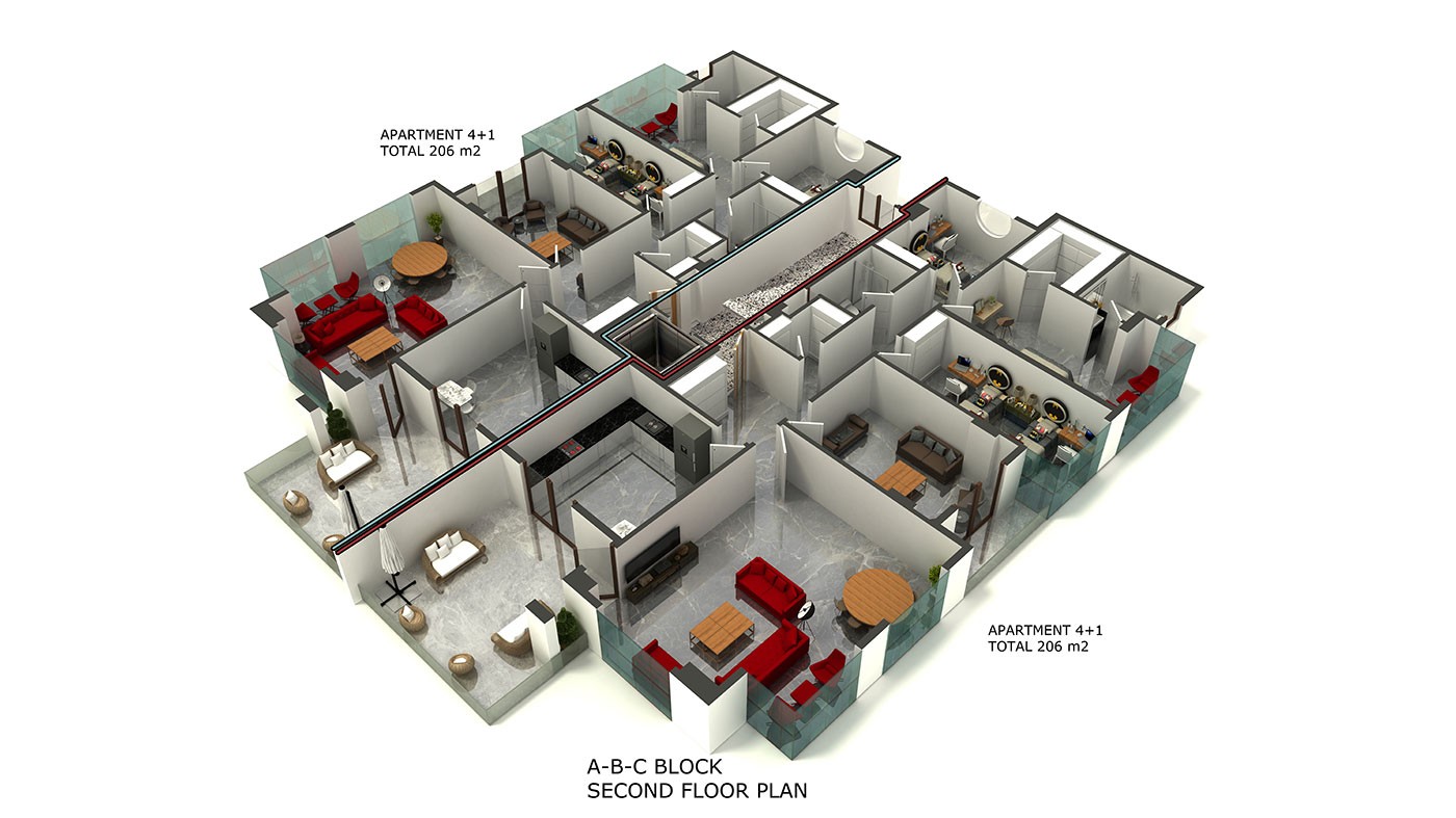 Oba Royal Garden - Luxury Apartments for Sale in Oba, Alanya, Turkey - 38599