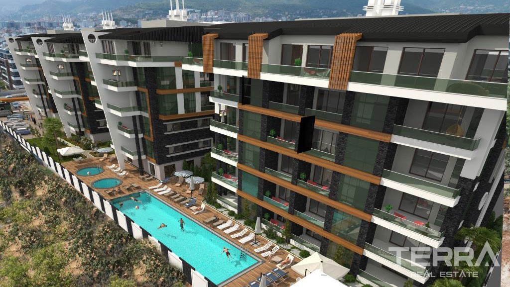 Oba Royal Garden - Luxury Apartments for Sale in Oba, Alanya, Turkey - 38600
