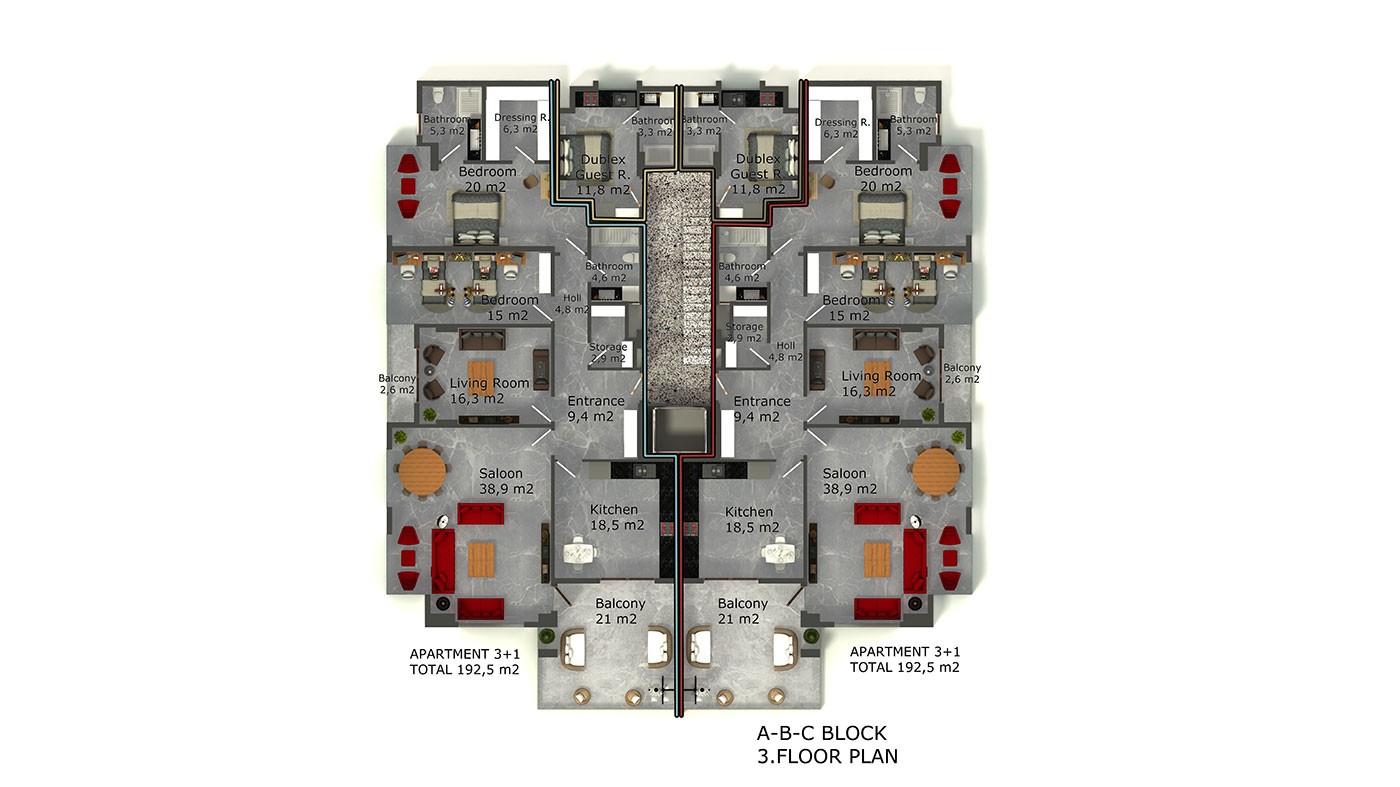 Oba Royal Garden - Luxury Apartments for Sale in Oba, Alanya, Turkey - 38603