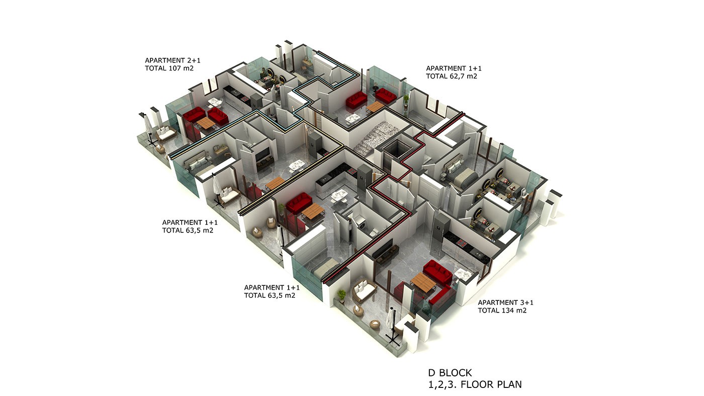 Oba Royal Garden - Luxury Apartments for Sale in Oba, Alanya, Turkey - 38608