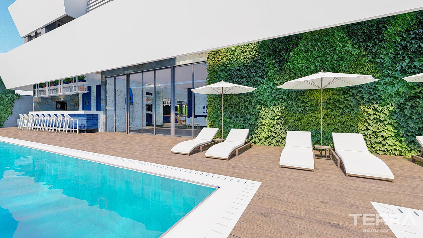 New Build Apartments in Alanya City Center Very Close to The Beach - 39190