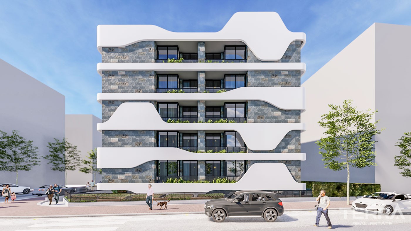 New Build Apartments in Alanya City Center Very Close to The Beach - 47812