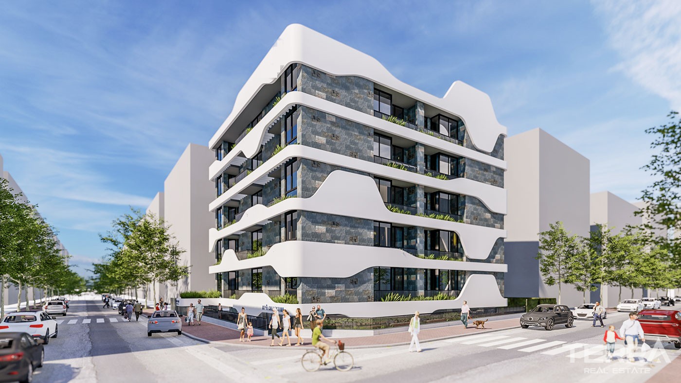 New Build Apartments in Alanya City Center Very Close to The Beach - 47814