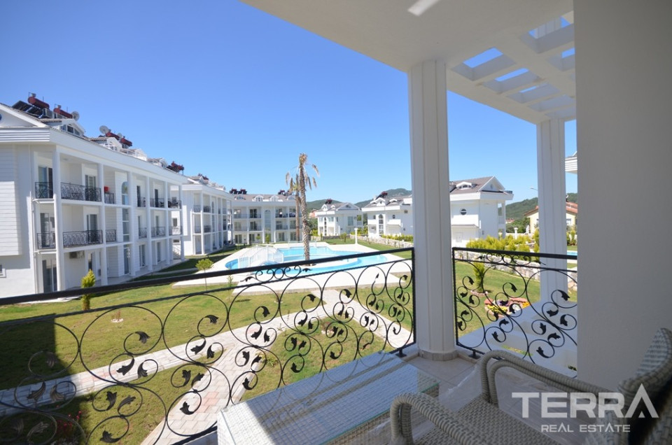 Prestigious Garden Duplex Apartment for Sale in Fethiye Ovacık