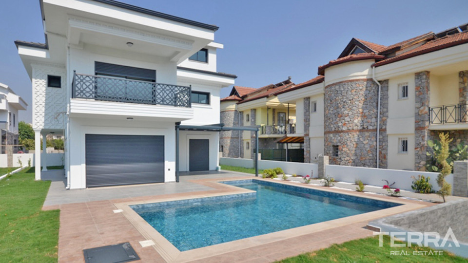 Modern Detached House with Private Pool for Sale in Fethiye Calış