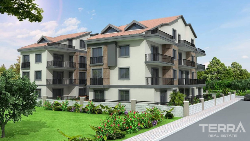 2 bedrooms Apartments Close to Shopping Areas in Fethiye Taşyaka