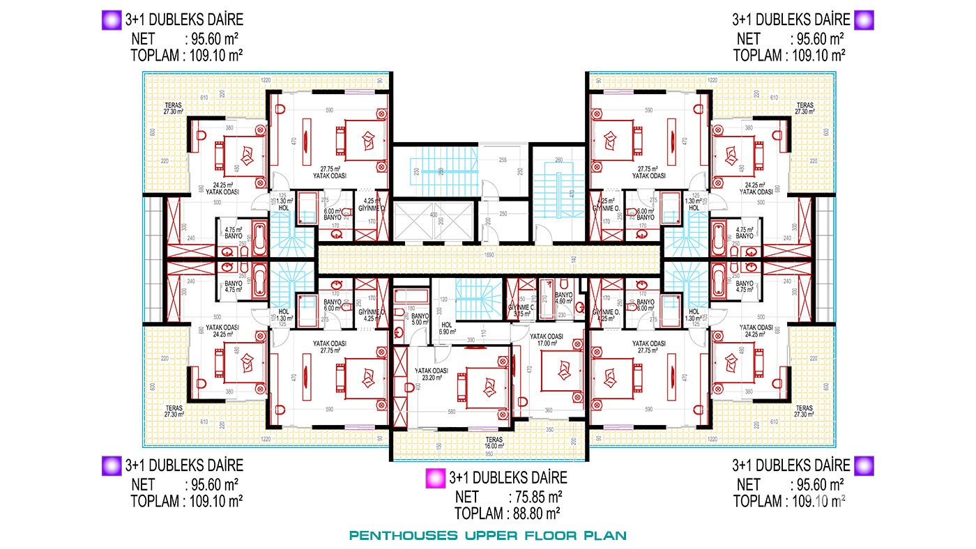 Ultra-Luxury Apartments for Sale in the Heart of Mahmutlar Alanya - 40147